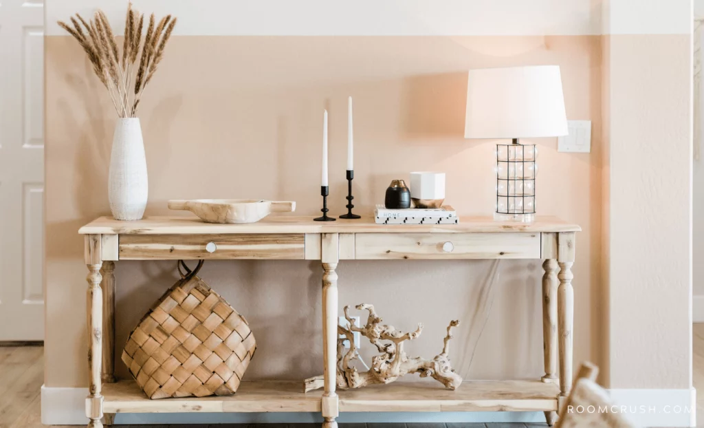How to Style a Console Table
