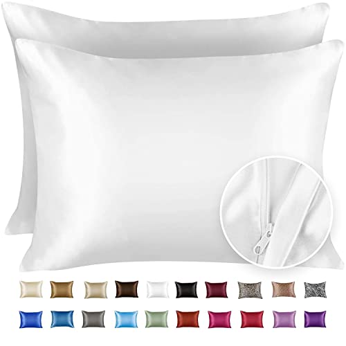 ShopBedding Luxury Satin Pillowcase for Hair – Standard...
