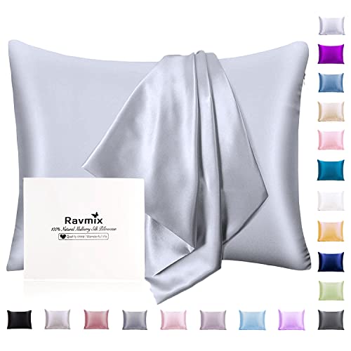 Ravmix Silk Pillowcase for Hair and Skin with Hidden Zipper,...