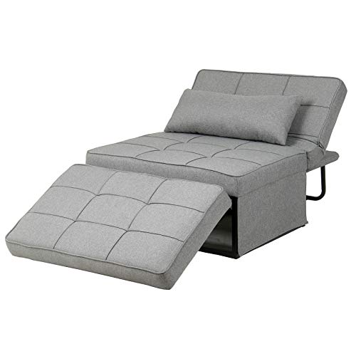 Diophros Folding Ottoman Sofa Bed, 4 in 1 Multi-Function...