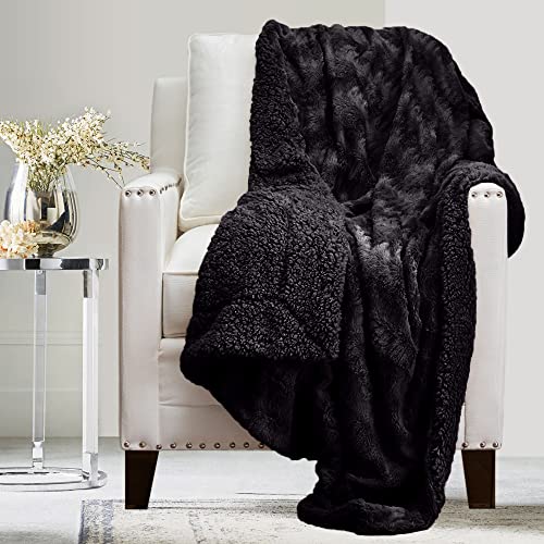 The Connecticut Home Company Soft Fluffy Warm Faux Fur and...