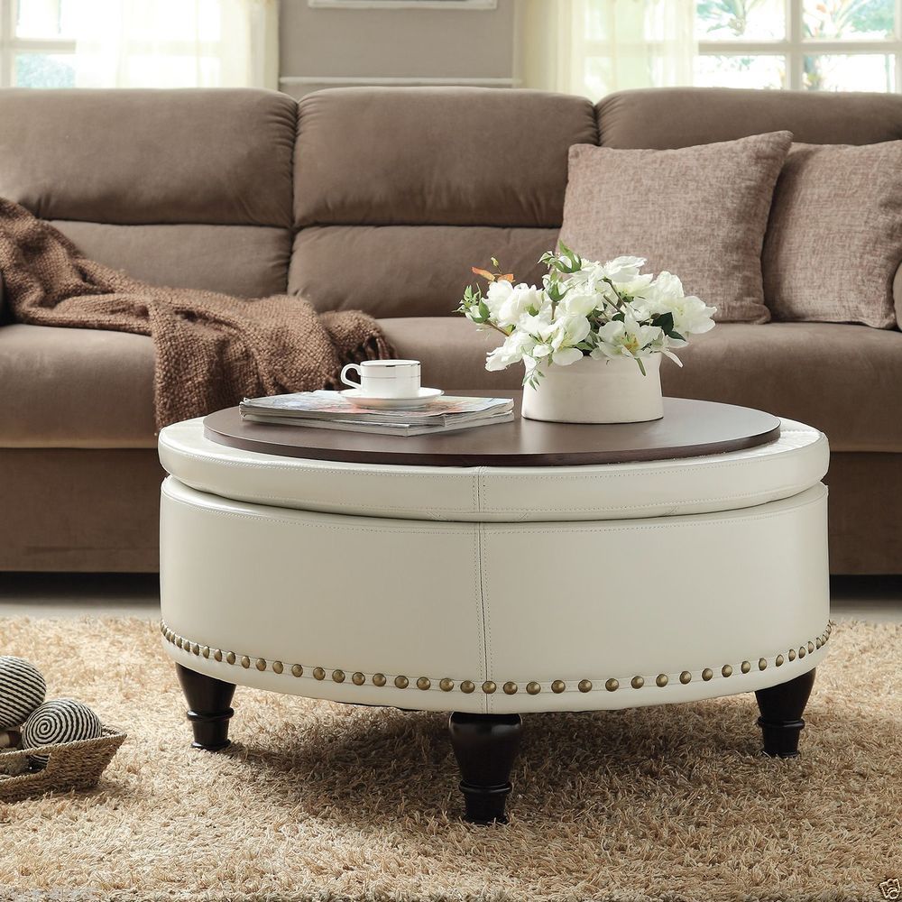 Round Ottoman Coffee Table