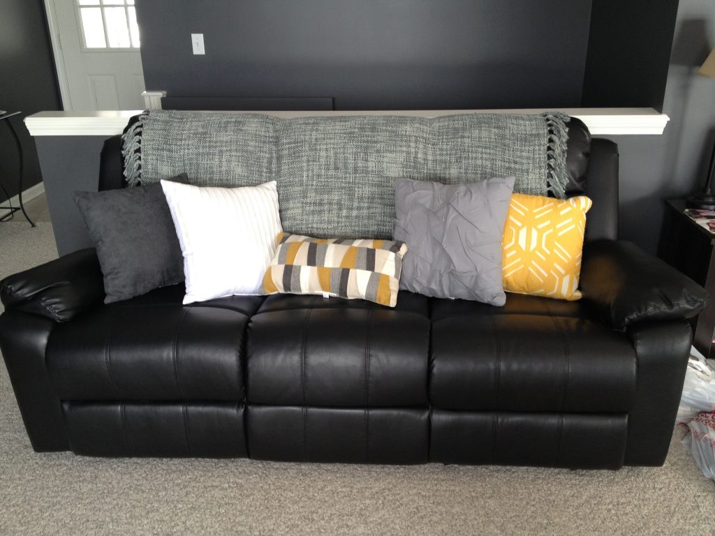 What Color Pillows for a Black Couch