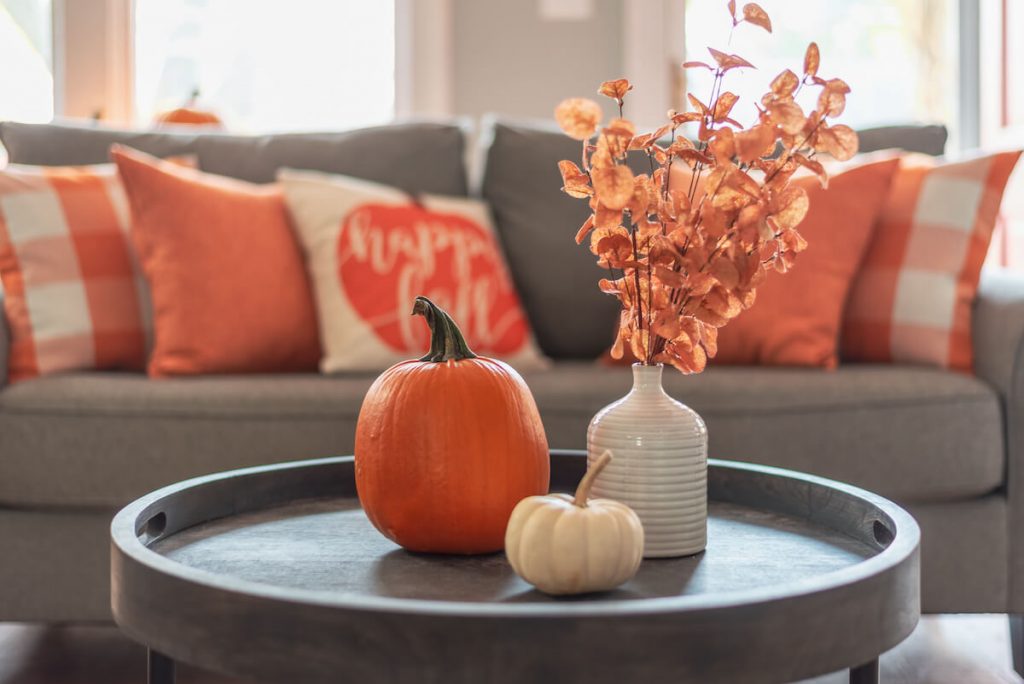 How to Decorate a Tray on an Ottoman