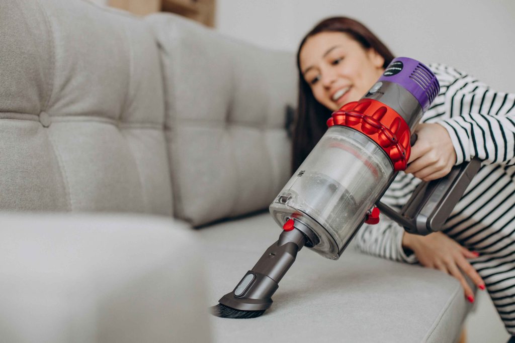 vacuum cleaning couch